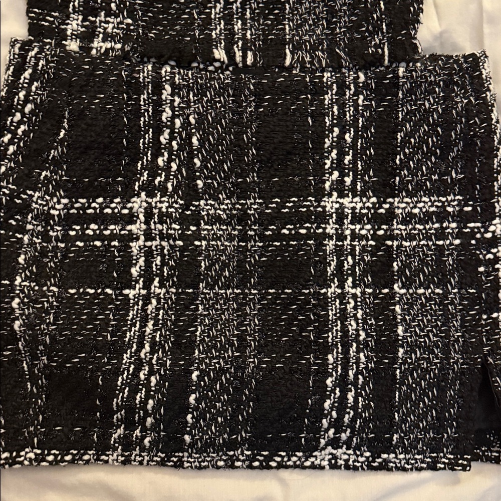 Motel Rocks Black and White Tweed Set *discontinued* - Picture 3 of 9